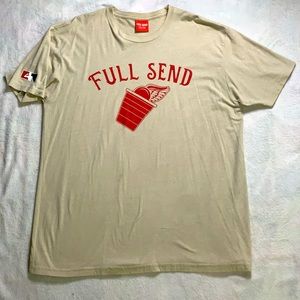 Full Send XL tan TShirt